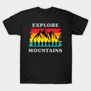 explore mountains vintage T-Shirt